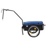 Fahrradanhänger/Handwagen aus blauem Stahl, 155 x 60 x 83 cm von vidaXL, Fahrradanhänger - Ref: Foro24-91772, Preis: 143,23 €...