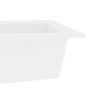 Fregadero de cocina 79 x 50 x 31 cm granito