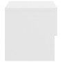 Glänzender weißer Wand-Nachttisch von vidaXL, Nachttische - Ref: Foro24-810965, Preis: 41,22 €, Rabatt: %