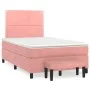 Boxspringbett mit rosa Samtmatratze 120x200 cm von , Betten und Lattenroste - Ref: Foro24-3137778, Preis: 421,43 €, Rabatt: %