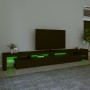 TV-Schrank mit LED-Leuchten schwarz 290x36,5x40 cm von , TV-Möbel - Ref: Foro24-3152803, Preis: 203,17 €, Rabatt: %