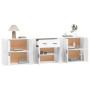 Sideboards 3 Stück weißes Sperrholz von , Sideboards - Ref: Foro24-3185415, Preis: 259,41 €, Rabatt: %