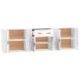 Sideboards 3 Stück weißes Sperrholz von , Sideboards - Ref: Foro24-3185415, Preis: 259,41 €, Rabatt: %
