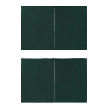 Party tent walls with zipper 2 pcs PE green by vidaXL, Tents and gazebos - Ref: Foro24-45120, Price: 22,25 €, Discount: %