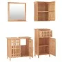 4-teiliges Badmöbelset aus massivem Walnussholz von , Badezimmermöbel - Ref: Foro24-3185785, Preis: 257,49 €, Rabatt: %