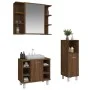 Badezimmermöbel-Set, 3-teilig, braunes Eichensperrholz von , Badezimmermöbel - Ref: Foro24-3187611, Preis: 157,14 €, Rabatt: %