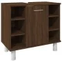 Badezimmermöbel-Set, 3-teilig, braunes Eichensperrholz von , Badezimmermöbel - Ref: Foro24-3187611, Preis: 157,14 €, Rabatt: %