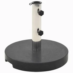 Schwarzer runder Sonnenschirmständer aus Granit, 20 kg von vidaXL, Schirmständer - Ref: Foro24-45068, Preis: 63,56 €, Rabatt: %