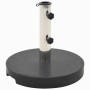 Schwarzer runder Sonnenschirmständer aus Granit, 20 kg von vidaXL, Schirmständer - Ref: Foro24-45068, Preis: 75,40 €, Rabatt: %