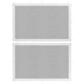 Partyzelt-Seitenwand, 2 Stück, schwarzes und weißes Netz von vidaXL, Zelte und Pavillons - Ref: Foro24-45121, Preis: 18,51 €,...
