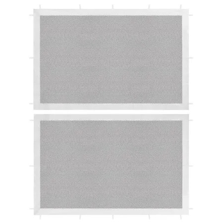 Party Tent Side Wall 2pcs Black and White Mesh by vidaXL, Tents and gazebos - Ref: Foro24-45121, Price: 19,46 €, Discount: %