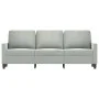3-Sitzer-Sofa aus hellgrauem Samt, 180 cm von , Sofas - Ref: Foro24-359209, Preis: 307,23 €, Rabatt: %