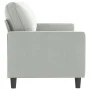 3-seater light gray velvet sofa 180 cm by , Sofas - Ref: Foro24-359209, Price: 307,23 €, Discount: %
