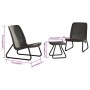 Keter Rio 3-teiliges Gartenmöbel-Set in Graphitfarbe von , Gartensets - Ref: Foro24-405984, Preis: 217,16 €, Rabatt: %