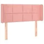 Cabecero con LED de terciopelo rosa 83x16x78/88 cm de , Cabeceros y pies de cama - Ref: Foro24-3123271, Precio: 53,72 €, Desc...
