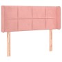 Rosa Samtkopfteil mit LED 83x16x78/88 cm von , Kopf- und Fußteile - Ref: Foro24-3123271, Preis: 51,16 €, Rabatt: %
