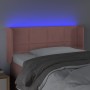 Rosa Samtkopfteil mit LED 83x16x78/88 cm von , Kopf- und Fußteile - Ref: Foro24-3123271, Preis: 51,16 €, Rabatt: %