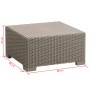 Keter Garden Table California Cappuccino 198074 by , Modular outdoor sofas - Ref: Foro24-420002, Price: 92,35 €, Discount: %