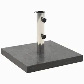 Quadratischer Sonnenschirmständer aus schwarzem Granit, 28,5 kg von vidaXL, Schirmständer - Ref: Foro24-45065, Preis: 90,24 €...