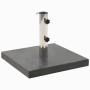 Base de sombrilla cuadrada de granito negro 28,5 kg de vidaXL, Bases para sombrillas - Ref: Foro24-45065, Precio: 74,05 €, De...