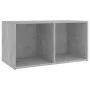 Mueble para TV madera contrachapada gris hormigón 72x35x36,5 cm de , Muebles TV - Ref: Foro24-805529, Precio: 41,87 €, Descue...