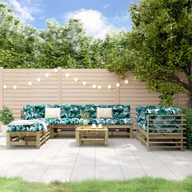 Gartenmöbel-Set 9-teilig aus imprägniertem Kiefernholz von , Gartensets - Ref: Foro24-3186304, Preis: 520,98 €, Rabatt: %