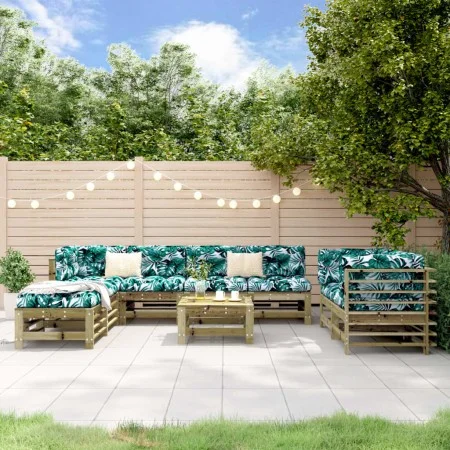 Gartenmöbel-Set 9-teilig aus imprägniertem Kiefernholz von , Gartensets - Ref: Foro24-3186304, Preis: 514,29 €, Rabatt: %
