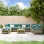 Gartenmöbel-Set 9-teilig aus imprägniertem Kiefernholz von , Gartensets - Ref: Foro24-3186304, Preis: 514,29 €, Rabatt: %