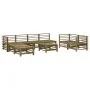 Gartenmöbel-Set 9-teilig aus imprägniertem Kiefernholz von , Gartensets - Ref: Foro24-3186304, Preis: 514,29 €, Rabatt: %