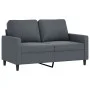 Dark gray velvet 2-piece sofa set with cushions by , Sofas - Ref: Foro24-3201497, Price: 400,16 €, Discount: %