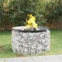 Galvanized iron gabion brazier Ø100 cm by , Chimneys - Ref: Foro24-153560, Price: 70,51 €, Discount: %