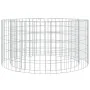 Galvanized iron gabion brazier Ø100 cm by , Chimneys - Ref: Foro24-153560, Price: 70,51 €, Discount: %