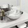 Lavabo de cerámica plateado 40x33x13,5 cm de vidaXL, Lavabos - Ref: Foro24-143473, Precio: 78,50 €, Descuento: %