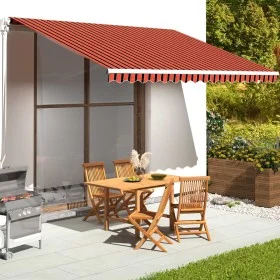 Replacement fabric for orange and brown awning 4.5x3.5 m by , Awnings - Ref: Foro24-311960, Price: 66,88 €, Discount: %