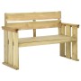 Gartenbank aus imprägniertem Kiefernholz, 121 cm von , Gartenbänke - Ref: Foro24-318407, Preis: 108,14 €, Rabatt: %
