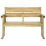 Gartenbank aus imprägniertem Kiefernholz, 121 cm von , Gartenbänke - Ref: Foro24-318407, Preis: 108,14 €, Rabatt: %