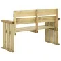 Gartenbank aus imprägniertem Kiefernholz, 121 cm von , Gartenbänke - Ref: Foro24-318407, Preis: 106,03 €, Rabatt: %