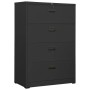 Aktenschrank aus anthrazitfarbenem Stahl, 90 x 46 x 134 cm von , Aktenschränke - Ref: Foro24-336297, Preis: 451,63 €, Rabatt: %