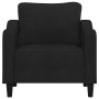 Black fabric armchair 60 cm by , Sofas - Ref: Foro24-359347, Price: 146,51 €, Discount: %