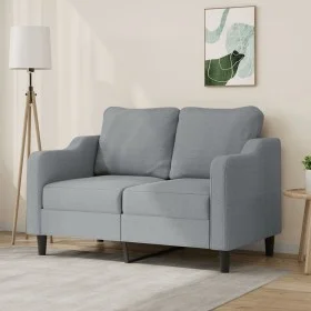 2 seater sofa in light gray fabric 120 cm by , Sofas - Ref: Foro24-359351, Price: 200,85 €, Discount: %