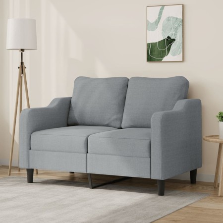 2 seater sofa in light gray fabric 120 cm by , Sofas - Ref: Foro24-359351, Price: 203,27 €, Discount: %