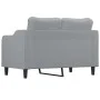 2-Sitzer-Sofa aus hellgrauem Stoff, 120 cm von , Sofas - Ref: Foro24-359351, Preis: 200,85 €, Rabatt: %