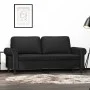 2-seater sofa in black synthetic leather 140 cm by , Sofas - Ref: Foro24-359504, Price: 224,44 €, Discount: %