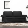 2-Sitzer-Sofa aus schwarzem Kunstleder, 140 cm von , Sofas - Ref: Foro24-359504, Preis: 209,66 €, Rabatt: %