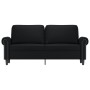 2-Sitzer-Sofa aus schwarzem Kunstleder, 140 cm von , Sofas - Ref: Foro24-359504, Preis: 209,66 €, Rabatt: %