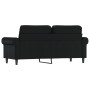 2-Sitzer-Sofa aus schwarzem Kunstleder, 140 cm von , Sofas - Ref: Foro24-359504, Preis: 209,66 €, Rabatt: %