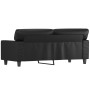 2-seater sofa in black synthetic leather 140 cm by , Sofas - Ref: Foro24-359417, Price: 250,51 €, Discount: %