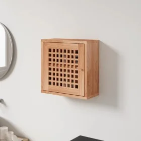 Solid walnut wood wall cabinet 42x18x42 cm by , Lockers and storage cabinets - Ref: Foro24-350367, Price: 51,92 €, Discount: %