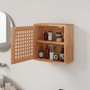Wandschrank aus massivem Walnussholz, 42 x 18 x 42 cm von , Schließfächer und Lagerschränke - Ref: Foro24-350367, Preis: 53,0...