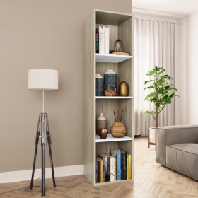 Bücherregal aus weißem Eichensperrholz, 36 x 30 x 143 cm von , Bücherregale und Regale - Ref: Foro24-800149, Preis: 54,52 €, ...